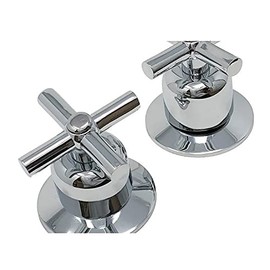 Juego de Manerales Regadera Metalicos Cromados Con Chapeton Indus