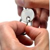 Titanium Heavy Duty Nice Elasticity Key Rings 1.18"/30mm Easy Open