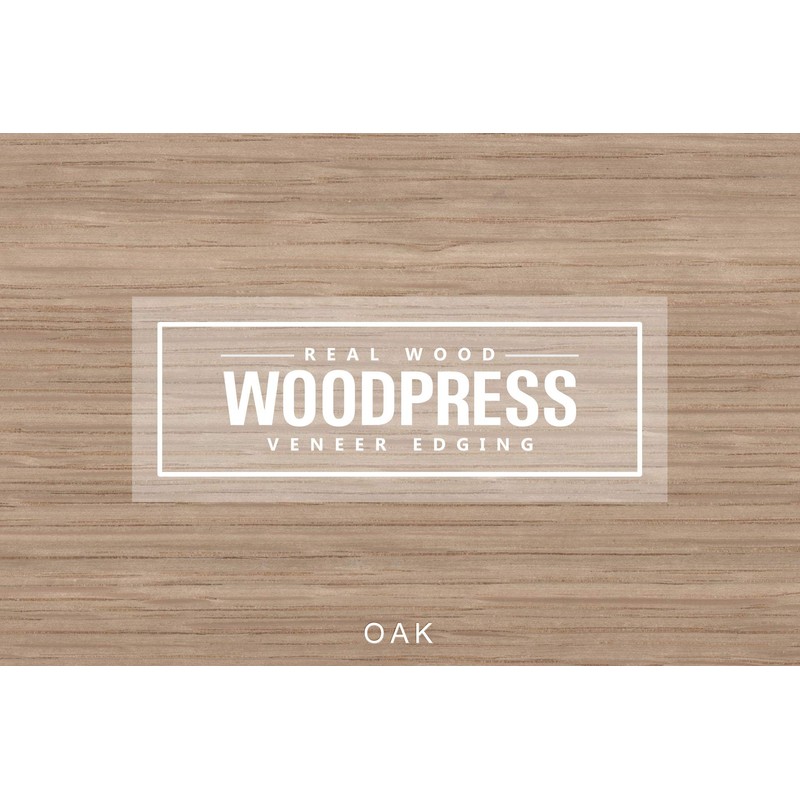 WoodPress® 6 Sheets A4 Real Oak Wood Veneer 21cm x