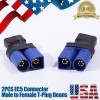 JTtrading 2 Pieces EC5 Male Connector to Dean's T Plug