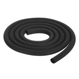 QUARKZMAN Foam Rubber Seal Strip, Diameter 10mm (25/64") 2.5 Metres (8.20 Feet) Long, Round EPDM Rubber for DIY Sealing, Bearings, Pads, Foam Pipes, Crafts
