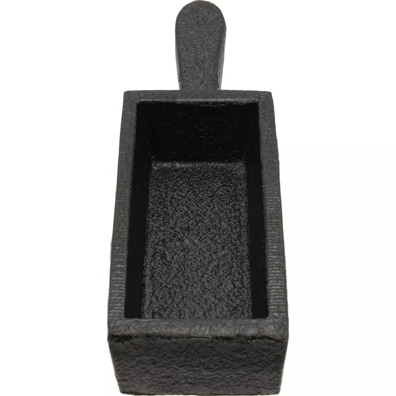 FindingKing 4 100 oz Cast Iron Bar Ingot Molds W/