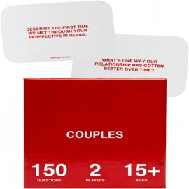 Hsdbuy Not strangers Card Game-150 Conversation Cards for Adults,Teens,Couples,Strangers-Fun Family Party Card Game & Icebreaker for Game Night or Date Night,15+,2-6 Players (COUPLES)