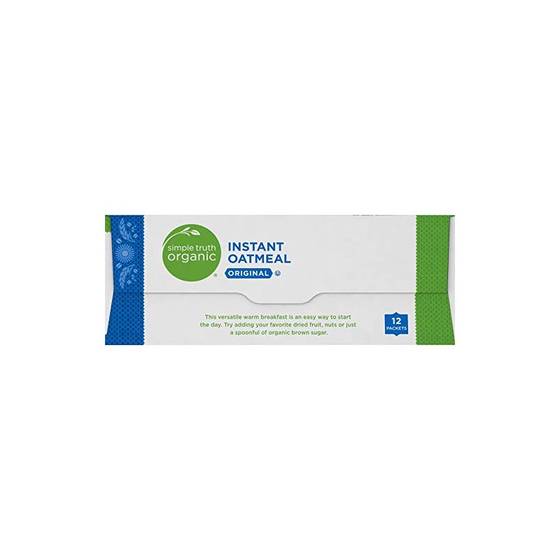 Simple Truth Organic Instant Oatmeal 12 Ct (Pack of 2)