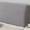 High elasticity dustproof Kimming bed bed head protection Head cover 120CM/light gray