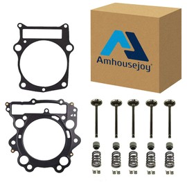 Amhousejoy Cylinder Intake Exhaust Valve Kit Fit for Yamaha Raptor 660R YFM660R 4X4 2001 2002 2003 2004 2005