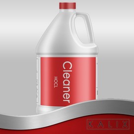 Kalix Kalix Cleaner | Hypochlorous Acid Solution for Irrigation and Fertigation Equipment | Flushes Residue & Mineral Deposits to Maintain Line Flow and System Performance | 1 Gallon