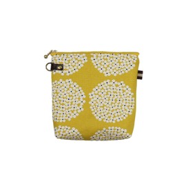 Insulated Pouch, Mini Pouch, Snack Pouch, Small Pouch (Ajisai, Mustard Color), hydrangea turtle, Cooler Pouch