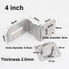 BuxiuGK 90 Degree Security Hasp Lock Device 4 Inch for