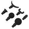 6pcs Deep Tissue Massager Head Set EVA Replaceable Head Attachment