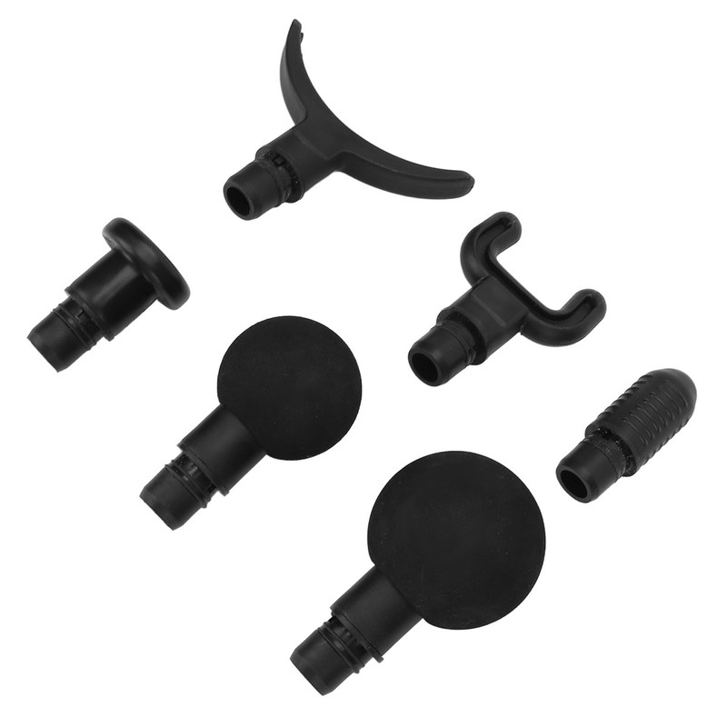 6pcs Deep Tissue Massager Head Set EVA Replaceable Head Attachment