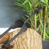 Black Country Metal Works 'Sekitan' Natural Iron Twist Fireplace Tongs