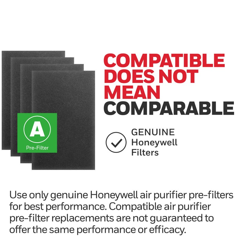 Honeywell HRF-A300 Air Purifier Pre Kit Filter, 4-Pack - Allergen
