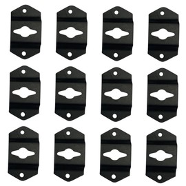 OSALADI 20pcs Hanging Speaker Bracket Iron Hooks for Surround Sound Speakers Easy Installation Modern Design for Home Theater and Audio Setup