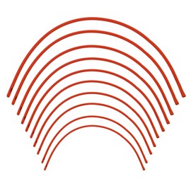 Abustle pig 10 Pieces Lamb Feeding Tubes, Red Flexible Rubber Replacement Tubing Supplies for Lamb,Sheep,Piglet,Rabbit,Puppy Feeding (16 Inch x 16FR) (10 Pack, 14 FR)