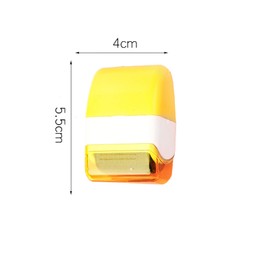 Ieron 2Pcs Identity Theft Prevention Stamp Text Blackener Protection Identity Guard Rolls Stamp Wide Rolling Security Stamp Camouflage Stamp