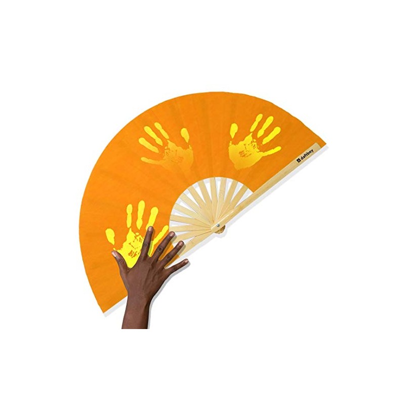 Daftboy Chameleon Color Change™ Fan - Orange/Yellow