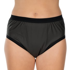 Suprima PU Incontinence Briefs Slip Type 1-286 (Unisex) Anthracite Size M