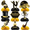 INRUI 9 Pieces Roaring 20s Party Honeycomb Centrepieces