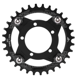 Keenso 104BCD Chainring, 32T Chainring Mid Drive Chainring Adapter Aluminum Alloy Bike Sprockets for Bafang Mid Drive Motor Electric bicycle modification accessories