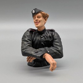 licmas half-figure painted German tank crew Funker Normandy 1944