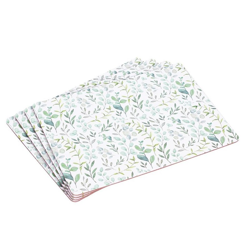 YöL Set of 8 Eucalyptus Placemats Dinner Plate Bowl Table
