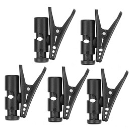 SHOWERORO 5Pcs Earphone Cord Clip Simple Microphone Accessories for Headset Wire Organization Durable and Wear Resistant Cable Clamps for Horizontal and Vertical Surfaces Easy Installation