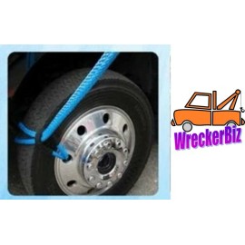 BA 6120 LB, 1/2" x 8' SYNTHETIC SUPER SLING LIFTING STRAP, RIM SLING, Wrecker Winch