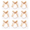 10 Pack Small White Gift Bags with Ribbons and Handles, White Party Bags Small Thank You Gift Bags Mini Party Favour Bags for Wedding Baby Shower(5.51× 2.36× 4.72 inches)