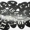 StayMax Aluminum Alloy Oval Number Tag Key Tag with Key