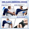 Chilmax Shoulder Ice Pack Wrap Rotator Cuff and Arm,Reusable Gel
