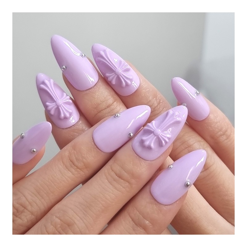 Macaron Chrome Handmade Nail Tips - Ballerina / 마카롱 크롬