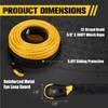 BUNKER INDUST 3/8" x 100' Synthetic Winch Rope,25000LBS Winch Cable