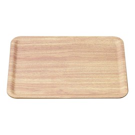 Mine Tray Universal Tray, 13.0 x 9.8 x 0.6 inches (330 x 250 x 14 mm), Thin Wood Grain M44-388 EYN0201