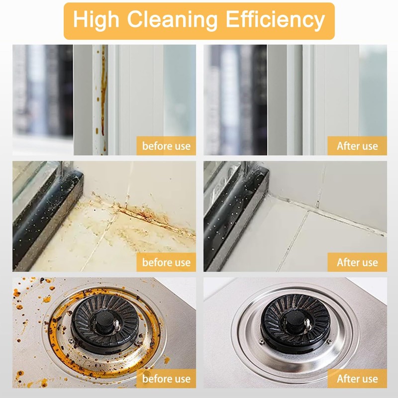 Pack of 6 Hard Bristles Corner Cleaning Brush, Gap Cleaning