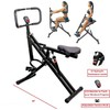 TOTAL CRUNCH Power Rider Ab Core Squat Glute Exercise Workout