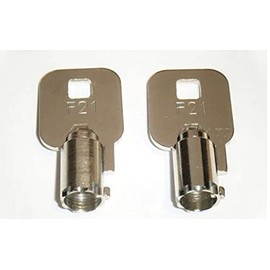 F21 Craftsman Gladiator GarageWorks Toolbox Lock Keys - 2 Engraved Steel Keys Brass