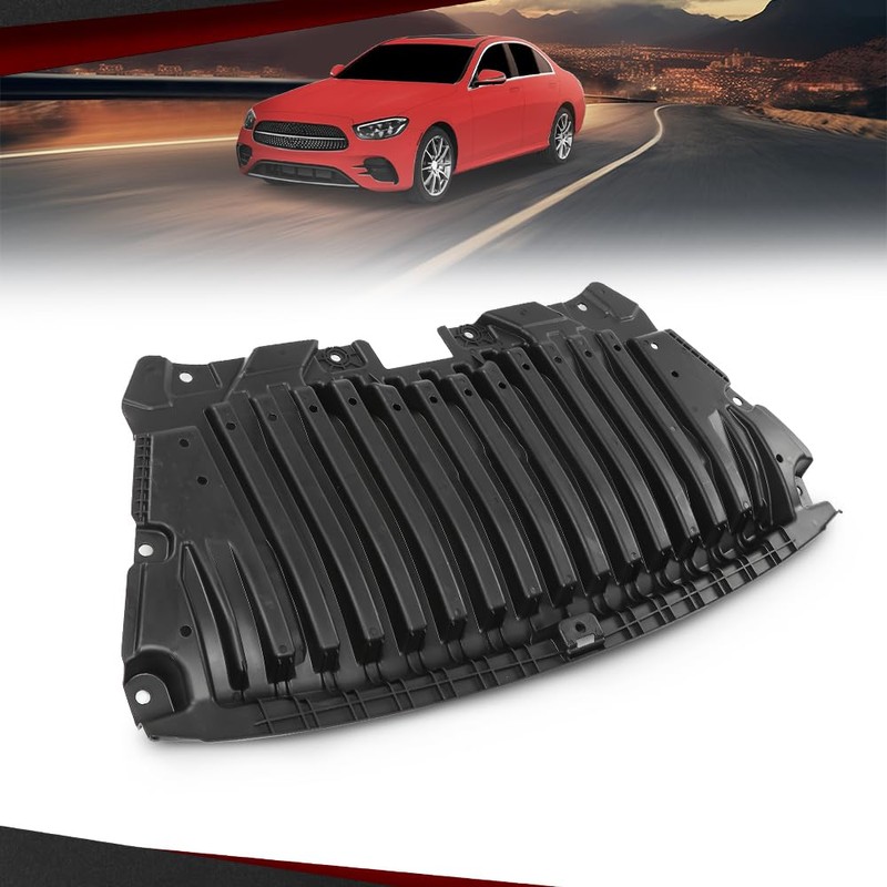 CROSSDESIGN Engine Splash Shield Front Under Cover Compatible with Benz