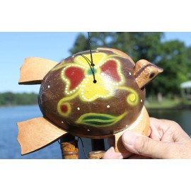 Shorely Yours Bamboo Bobbing Head Turtle Wind Chime, Garden & Outdoor Living, Sea Turtle G-110 - 2 wind chimes