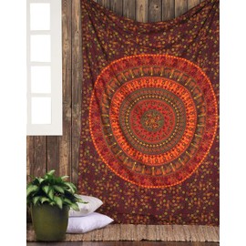 Future Handmade Carpet, Handmade Mandala, Indian Psychedelic Mandal, Bohemian