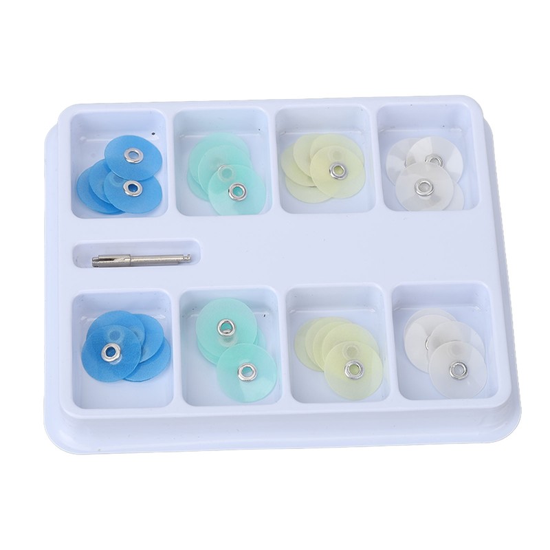 40pcs Dental Polishing Discs High Gloss Repairing Teeth Whitening Contouring
