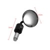7/8" Hand Bar Rear View Mirrors, Keenso Adjustable 3" Round