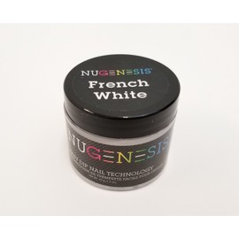 NUGENESIS- Dip Dipping Powder - 1.5oz/jar (French White 1.5oz)