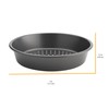 Chicago Metallic Deep Dish Pizza Pan Set of 4, 7