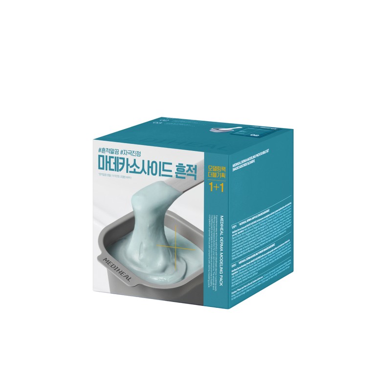 Mediheal Derma Modeling Pack [Traces of Madecassoside] 1+1 (Ampoule 2ml/Powder