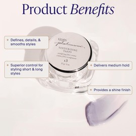 Kenra Platinum Texturizing Taffy 13 Crema fibrosa para estilizar Fijación media Define y suaviza estilos Control superior para esculpir peinados cortos y largos Todo tipo de cabello 59 ml