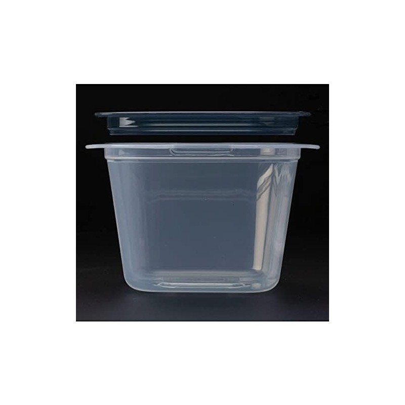 Storage Containers, Rakuchin Pack, Square, Deep, Clear Black, 15.2 fl