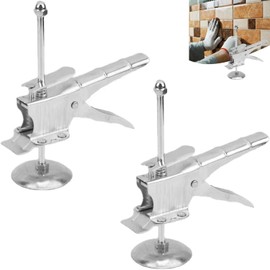 Alriedy Pack of 2 Furniture Lifters for Viking Arm, up to 300 kg, Hand Lifting Jack Tool, Ceiling Support Mounting Support, Wall Tiles Furniture Lifter, Height Adjustable for Doors, Furniture,
