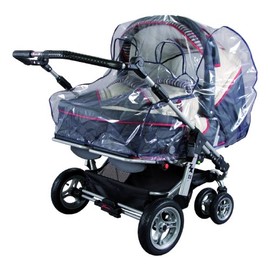 Sunnybaby 10098 Housse de pluie avec fenêtre transparente pour landau tandem