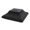 Nuvo Iron SPC23 x 5 1/2" Black Plastic Pyramid Post